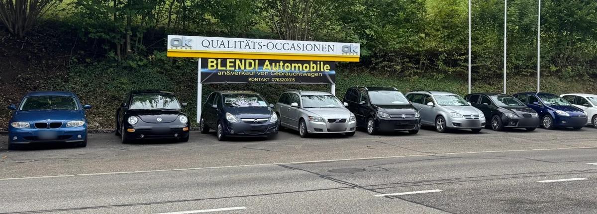 Der Platz der Garage Blendi am Kapellenweg in Gelterkinden